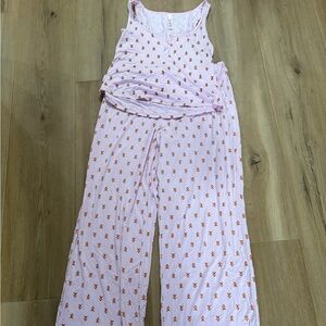 Skims Gingerbread Pajama set